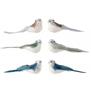 Vogel mit Federn 11 cm. Einzelstück - HaustierPro