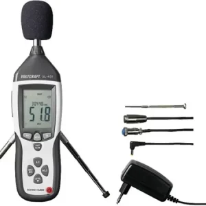 VOLTCRAFT Schallpegel-Messgerät SL-451 30 - 130 dB 31.5Hz - 8kHz USB Schnelle Ergebnisse - HaustierPro