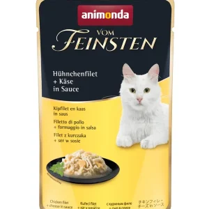 Vom Feinsten Adult Hühnchenfilet & Käse in Sauce 50g | DAS FUTTERHAUS