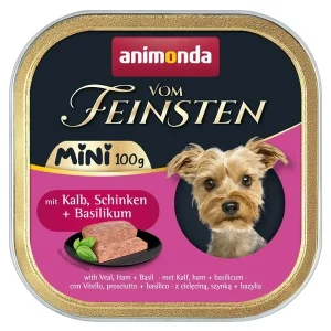 Vom Feinsten Adult Mini mit Kalb, Schinken & Basilikum 100g | DAS FUTTERHAUS