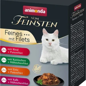 Vom Feinsten Adult Mixpaket Feine Vielfalt mit Filets 680g | DAS FUTTERHAUS