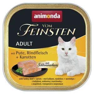 Vom Feinsten Adult Schlemmerkern mit Pute, Rindfleisch & Karotten 100g | DAS FUTTERHAUS