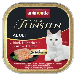 Vom Feinsten Adult Schlemmerkern mit Rind, Hühnchenbrust & Kräutern 100g | DAS FUTTERHAUS