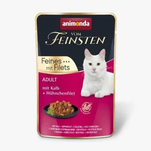 Vom Feinsten Feines mit Filets Adult mit Kalb & Hühnchenfilet 85g | DAS FUTTERHAUS