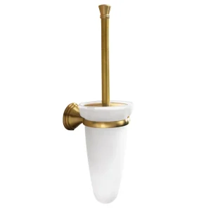 Wandbürste mit Borstenbüschel von Gedy Serie Romance - Antikbronze mit ergonomischem Griff - HaustierPro