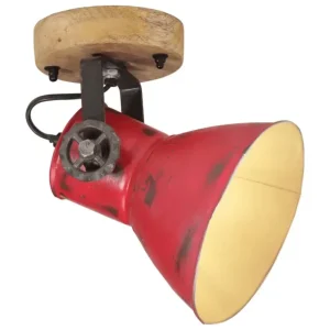 Wandleuchte 25 W Rot 11,5x11,5x25 cm E27 - HaustierPro