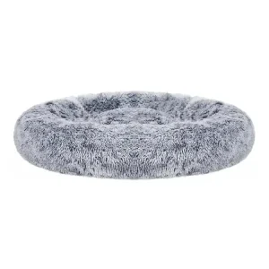 Waschbarer Bezug Hundebett in Donut-Form waschbar mit weichem Plüsch - HaustierPro