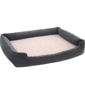 Waschbarer Bezug Hundebett orthopädisch u200e110 x 80 x 26 cm - HaustierPro