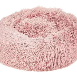 Waschbarer Bezug Tierbett KULU Webpelz Rosa - HaustierPro