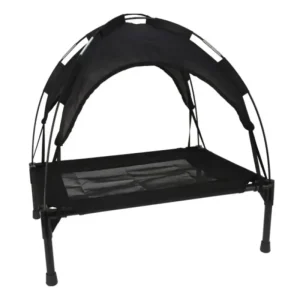 Wasserabweisend Pets Collection Haustierbett/Zelt 60x45 cm Schwarz - HaustierPro