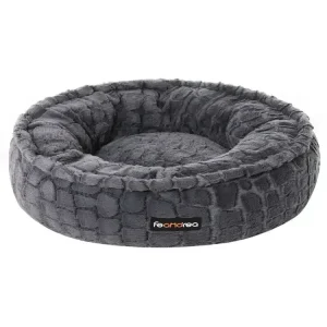 Wasserabweisend Rundes Hundebett mit weichem Plüsch - HaustierPro