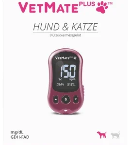 WDT VetMate Plus Blutzuckermessgerät mg/dl eco