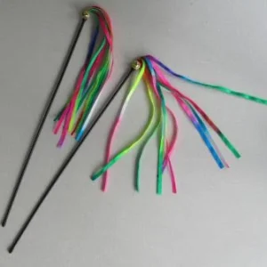 Wedel mit bunten Bändern 50 cm