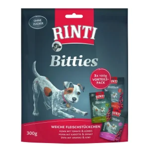 Weich & Saftig Rinti Snack Bitties Multipack 3 x 100g | 201408 - HaustierPro