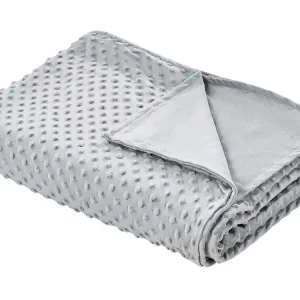 Weighted Blanket Cover CALLISTO 100 x 150 cm Light Grey - HaustierPro