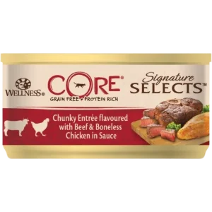 Wellness CORE Chunky Rind & Huhn 79 g