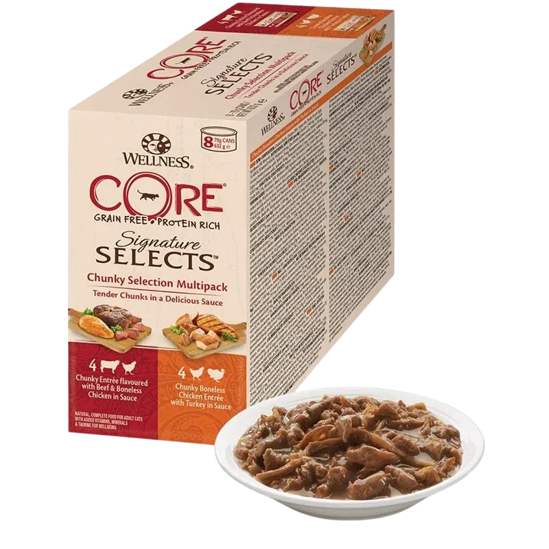Wellness CORE Multipack Chunky Selection 632 g