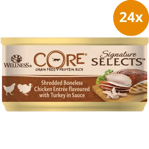 Wellness CORE Shredded Huhn & Truthahn 79 g - Image 2
