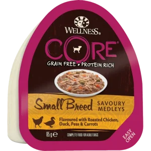Wellness CORE Small Breed Huhn, Ente & Gemüse 85 g
