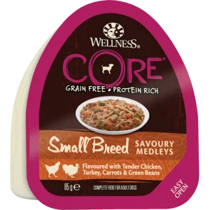 Wellness CORE Small Breed Huhn, Truthahn & Gemüse 85 g