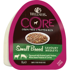 Wellness CORE Small Breed Lamm, Hirsch & Gemüse 85 g