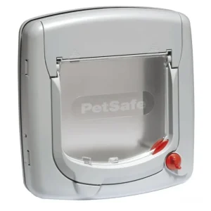 Wetterfest Katzen Klappen »Luxus« Haustiertür · 175x168mm, grau - HaustierPro