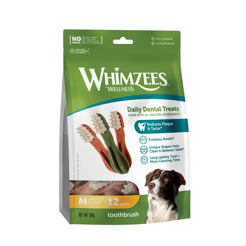 Whimzees Zahnbürste M 360g x 6Stk