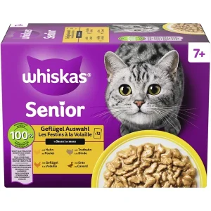 whiskas 7+ Geflügel Auswahl in Sauce 1kg | DAS FUTTERHAUS