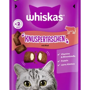 whiskas Knuspertaschen mit Rind 60g | DAS FUTTERHAUS