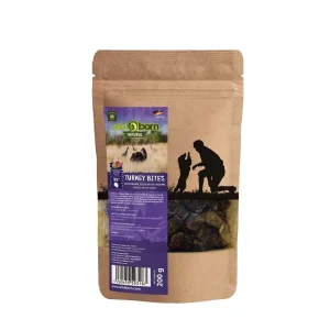 Wildborn Natural Turkey Bites Hundesnack 200g
