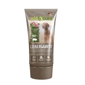Wildborn Premium Leberwurst aus der Tube 75g mit 90% Fleisch
