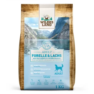 Wildes Land Classic Adult Forelle & Lachs mit Kartoffel Trockenfutter 1 kg