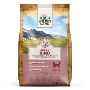 Wildes Land Classic Adult Rind mit Kartoffel Trockenfutter 1 kg