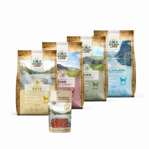 Wildes Land Classic Adult Trockenfutter Probierpaket Hund Trockenfutter 1 Paket