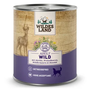 Wildes Land Classic Adult Wild mit K眉rbis Nassfutter 30 x 800 g