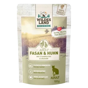Wildes Land Fasan und Huhn mit Cranberries 100 g
