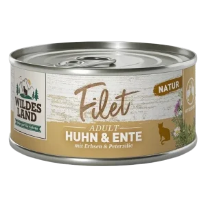 Wildes Land Filet Huhn & Ente mit Erbsen 80 g
