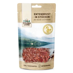 Wildes Land Fleischsnacks Entenbrust in St眉cken Snack 70 g