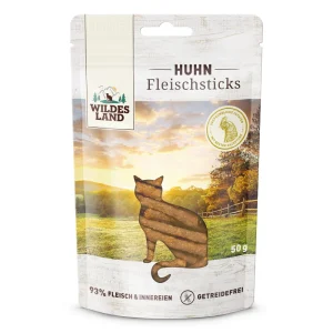 Wildes Land Fleischsticks Huhn Snack 50 g