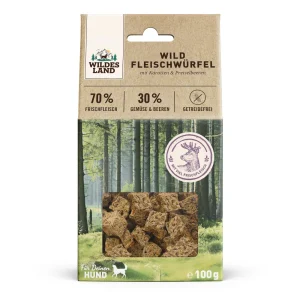 Wildes Land Fleischw眉rfel Wild Snack 100 g