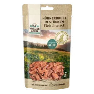 Wildes Land Hühnerbrust in Stücken 70 g