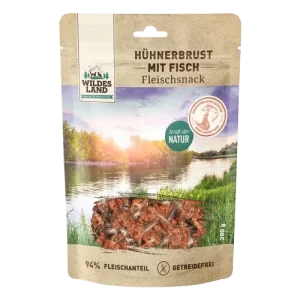 Wildes Land Hühnerbrust mit Fisch 200 g