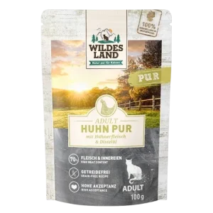 Wildes Land Huhn PUR mit Distelöl 100 g