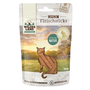 Wildes Land Huhn Pur Sticks 50 g
