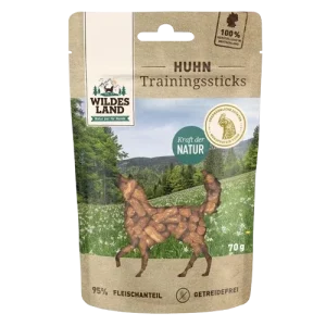 Wildes Land Huhn Trainingssticks 70 g