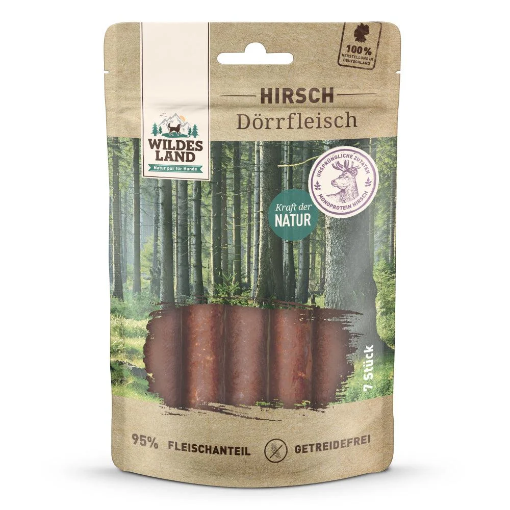 Wildes Land Hund Hirsch Dörrfleisch - Image 2