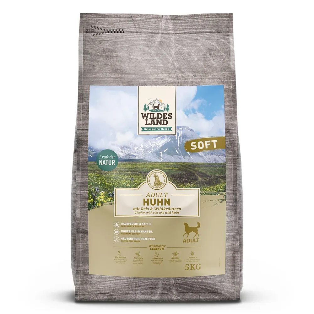 Wildes Land Hund Huhn mit Reis und Wildkräutern Soft - Image 2