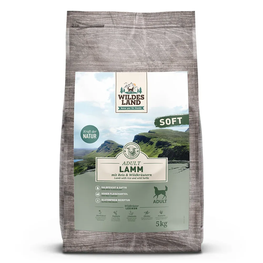 Wildes Land Hund Lamm mit Reis und Wildkräutern Soft - Image 2