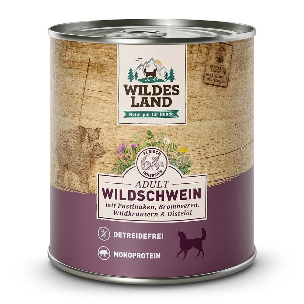 Wildes Land Hund Wildschwein mit Pastinake - Image 2