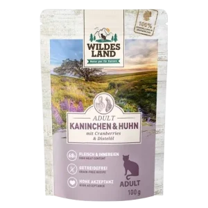 Wildes Land Kaninchen & Huhn mit Cranberries 100 g